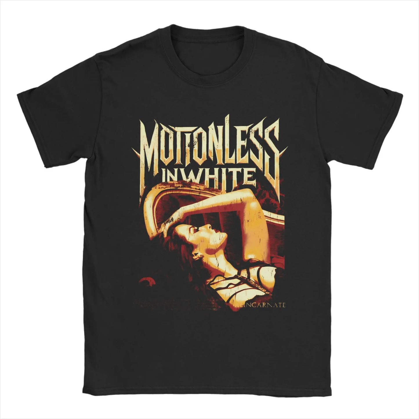 White Motionless T-Shirt Summer Band 100% Cotton T-Shirts For Men's Trendy Cool Casual Tshirt Short Sleeve Vintage Tops Peaceful Pleasures Health and Wellness 7 XXL