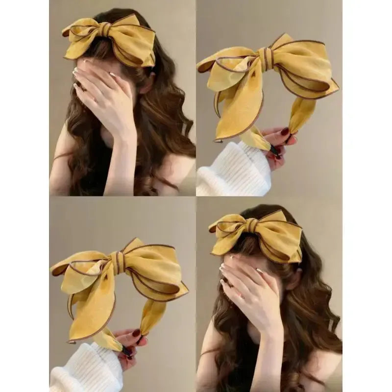Multi-Layer Big Bow Headband for Women – Party & Daily Wear