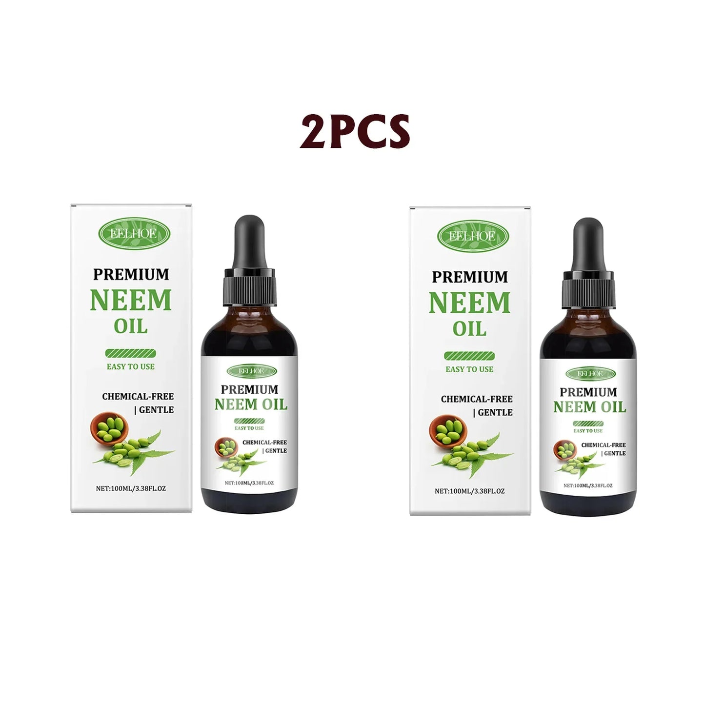 Eelhoe Neem Oil – Scalp, Skin & Nail Nourishing Essential Oil