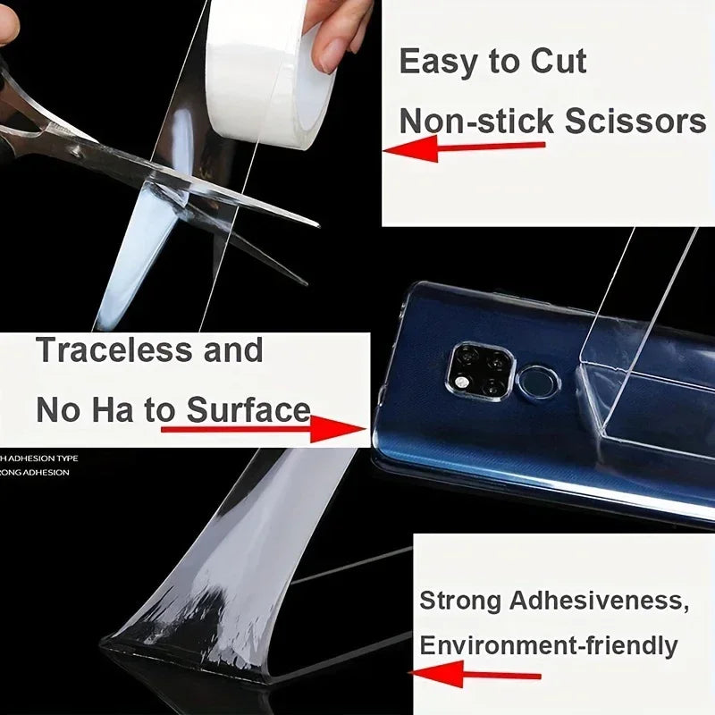 Nano Tape Extra Strong Double Sided Adhesive – 1m to 5m
