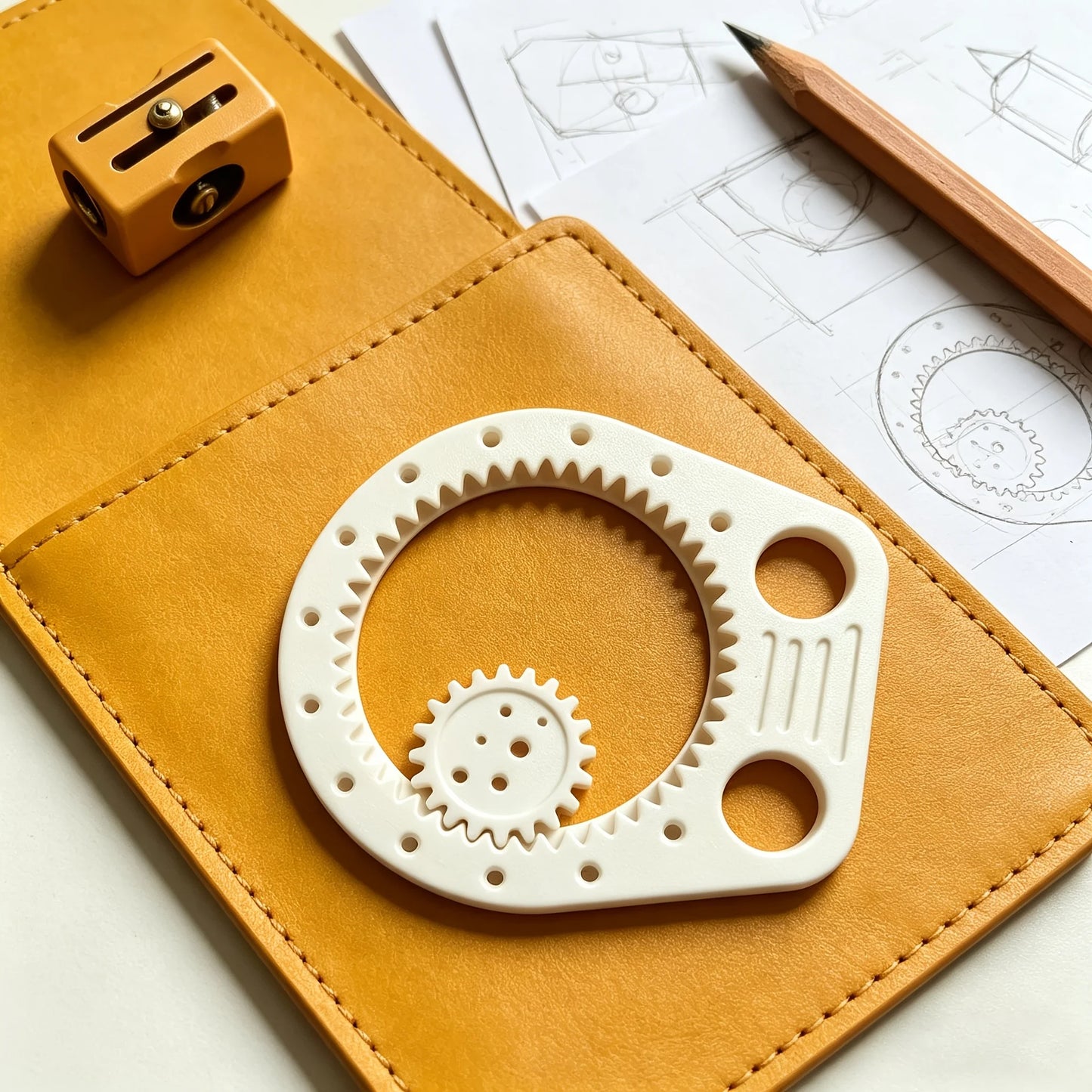 Drawing Tool Multifunctional Gear Ruler Can Draw Various Individual