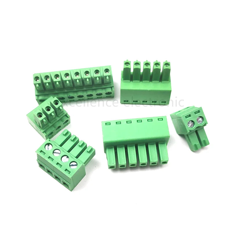 10Pcs 15EDG 3.5MM 3.81MM PCB Screw Terminal Block Connector PLUG PIN HEADER SOCKET 2/3/4/5/6/7/8/9/10/12P 3.5/3.81 KF2EDGK Peaceful Pleasures Health and Wellness