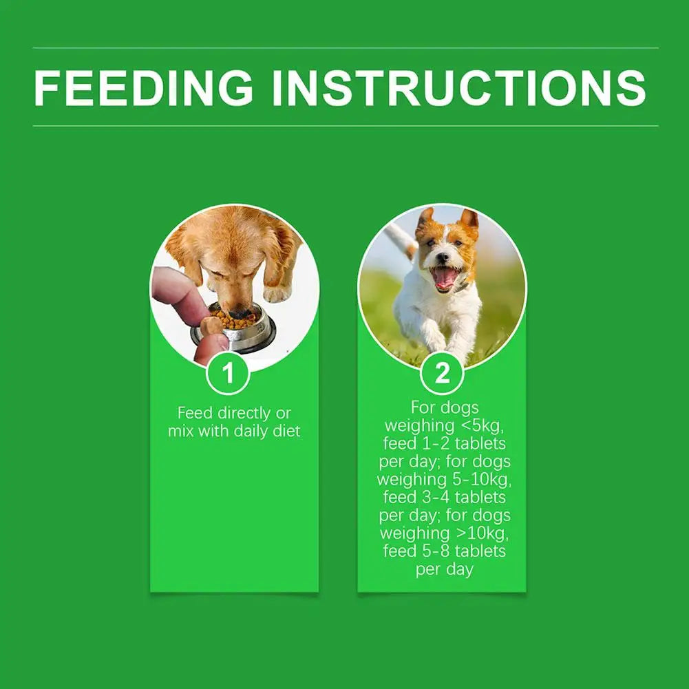 1/2/3box Pet Joint Health Tablets Dogs Ammonia Chondroitin Joint Care Chewable Tablets Relieve Joint Discomfort Pet Body Care Peaceful Pleasures Health and Wellness