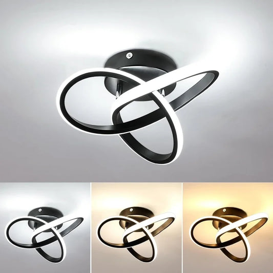 Modern Geometric LED Ceiling Light – Kitchen, Bedroom & Hallway