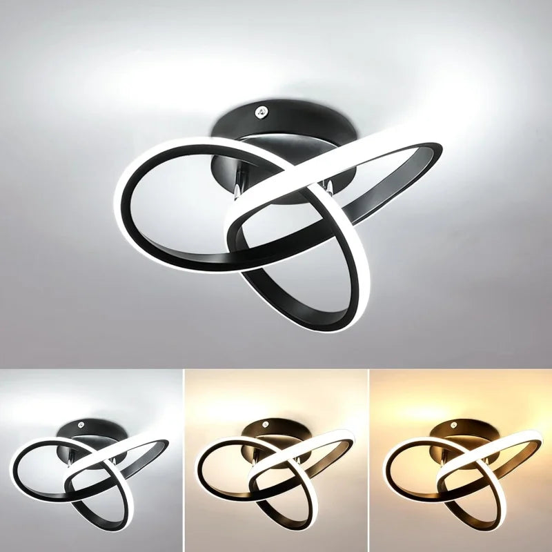 22W LED Flush Mount Ceiling Light | Modern Home Lamp