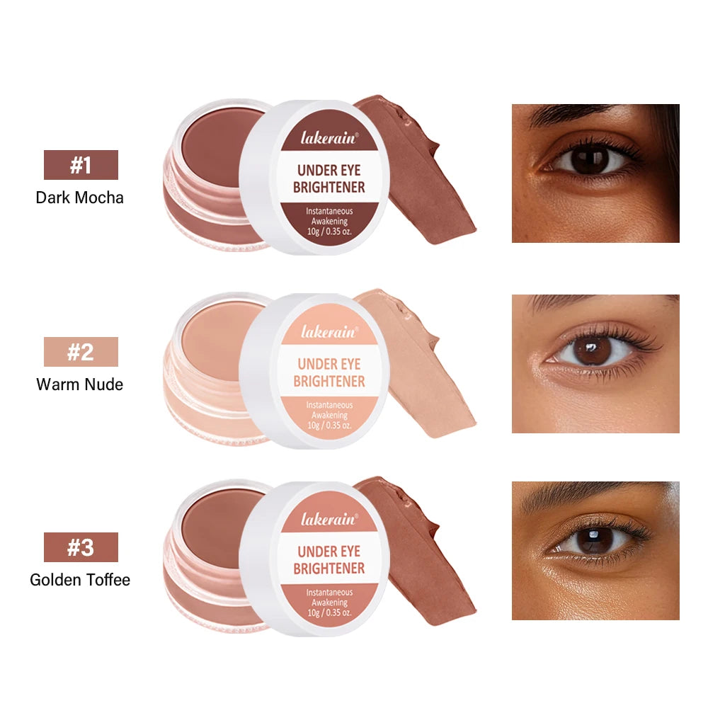 Lakerain Eye Concealer Brightener Cover Dark Circles Nourish Skin Correcting Makeup Nude Tan Shades Long Lasting Cosmetics Peaceful Pleasures Health and Wellness
