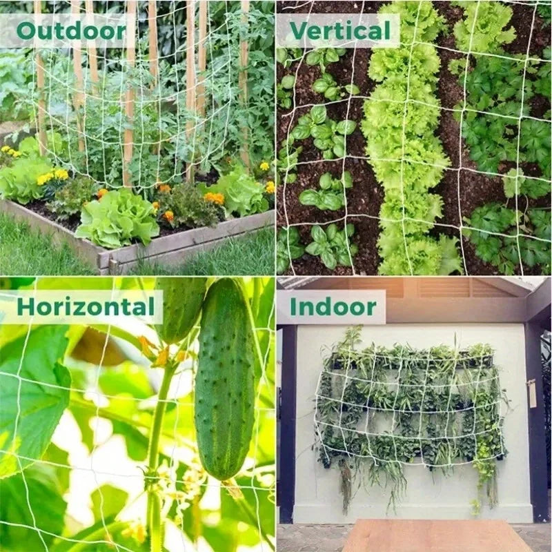 Garden Plant Trellis Netting – Square Mesh for Climbing Plants Plant Trellis Netting Peaceful Pleasures Health and Wellness