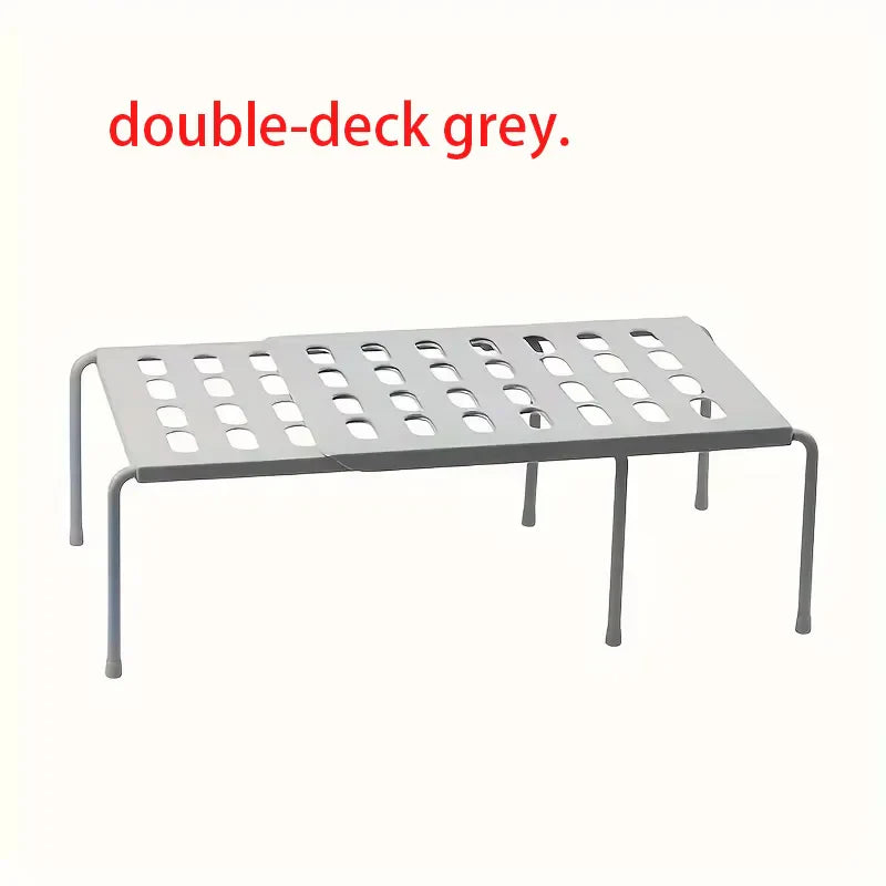 Multi-Layer Foldable Plastic Shoe Rack | Space-Saving Organizer
