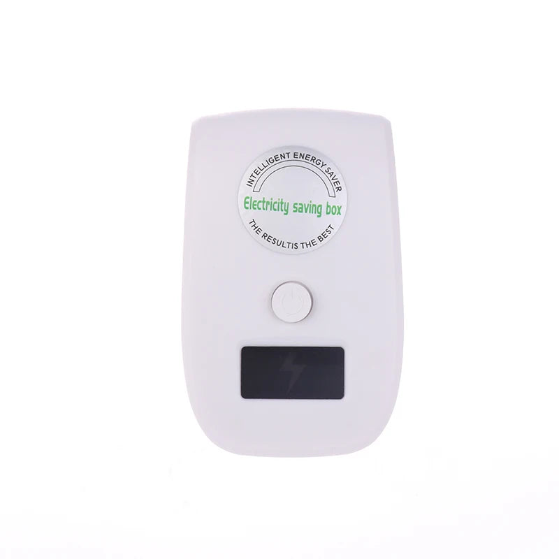 1PC Electric Saver Electricity Saving Device Upgraded Power Saver Household Energy Saver Box Power Economizer Peaceful Pleasures Health and Wellness EU Plug