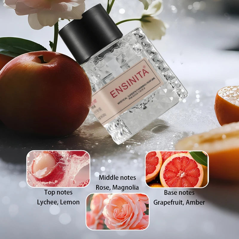 High-end Unisex Perfume Alcohol-free Long-lasting Scent Rose Cedarwood Woody Floral Notes Fresh Romantic Date Eau De Toilette Peaceful Pleasures Health and Wellness Lemon Amber 10ml