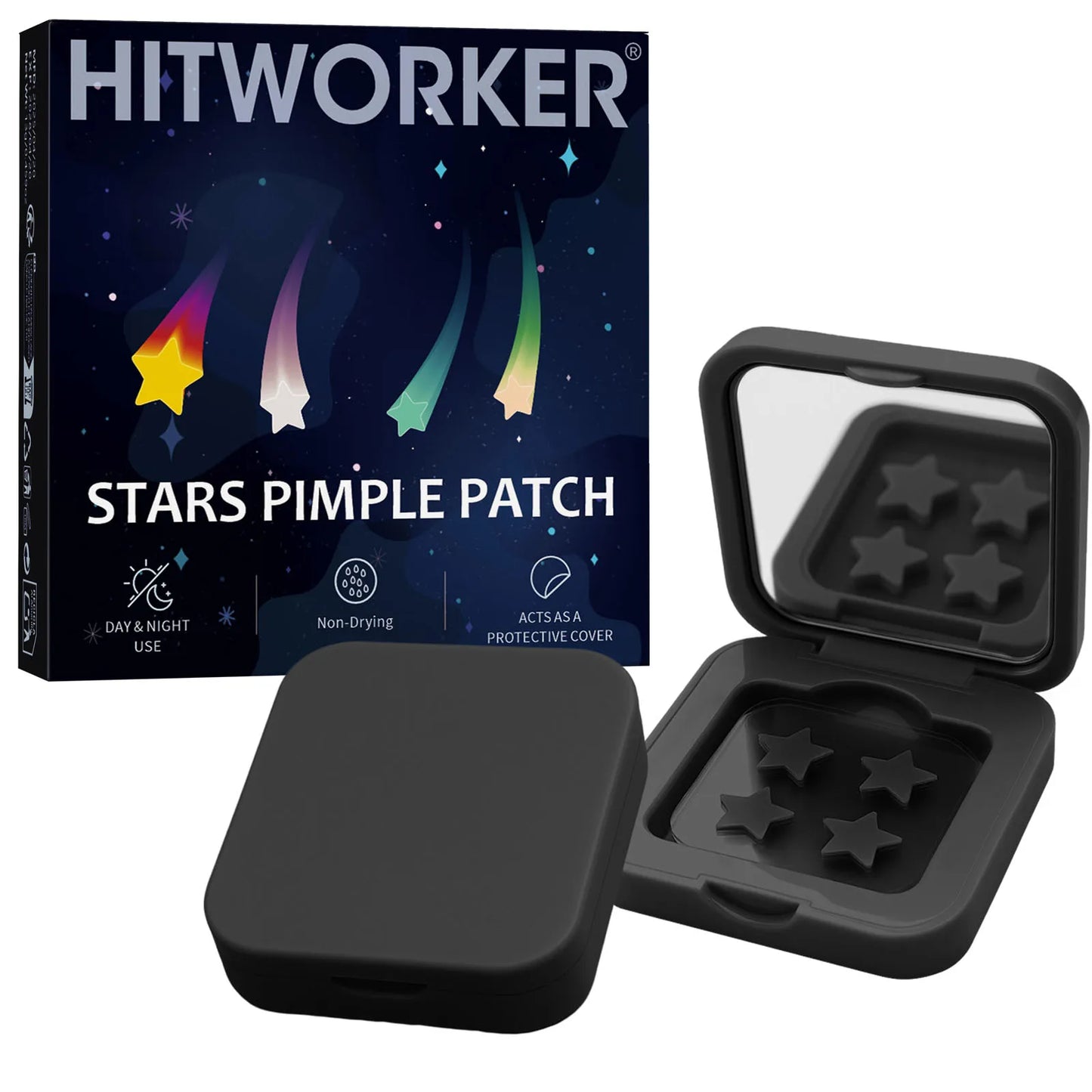 Waterproof Hydrocolloid Acne Patches – Invisible 2-in-1 Skin Care