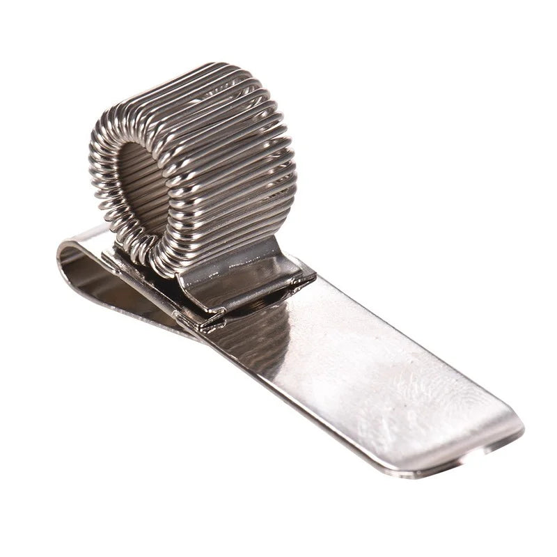 Universal Metal Guitar Picks Holder Clip Colors Random General