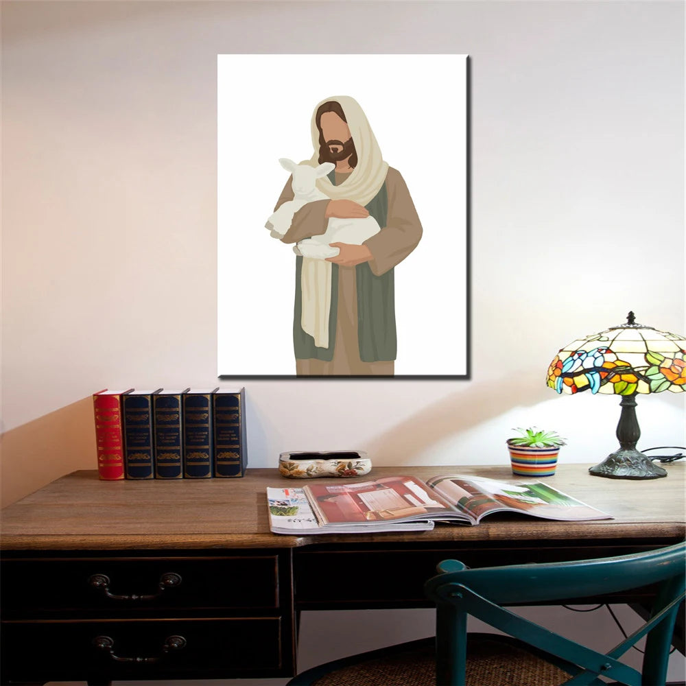 Jesus Christ Canvas Wall Art | Christian Catholic Home Decor