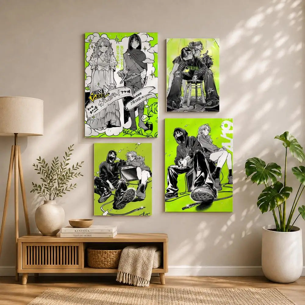 Koga Mitsuki Artist Poster | HD Self-Adhesive Waterproof Wall Art Wall Art Poster Peaceful Pleasures Health and Wellness