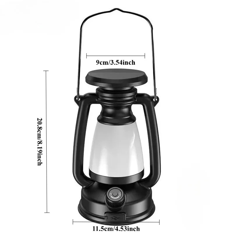 RTONTR Retro Horse LED Lantern | Rechargeable Camping Desk Lamp