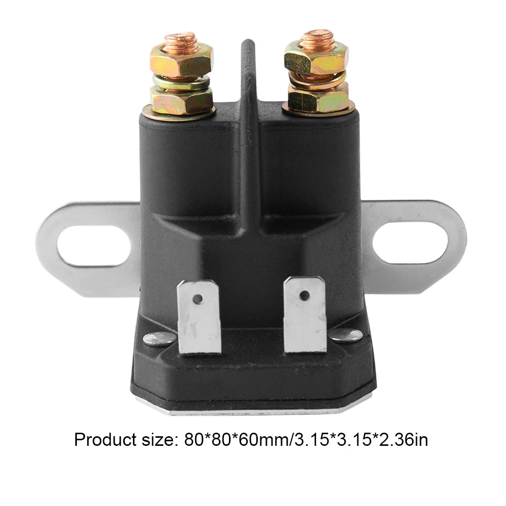 12V Solenoid Valve Relay 725-04439A Lawn Mower Motorcycle Starter 1134-2962-01 Zinc Alloy 33-335 for Riding Lawn Mower Tractor Peaceful Pleasures Health and Wellness