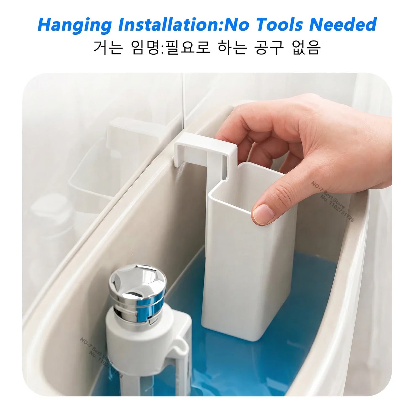 Hanging Slow-Release Toilet Cleaner Dispenser | Tank Caddy