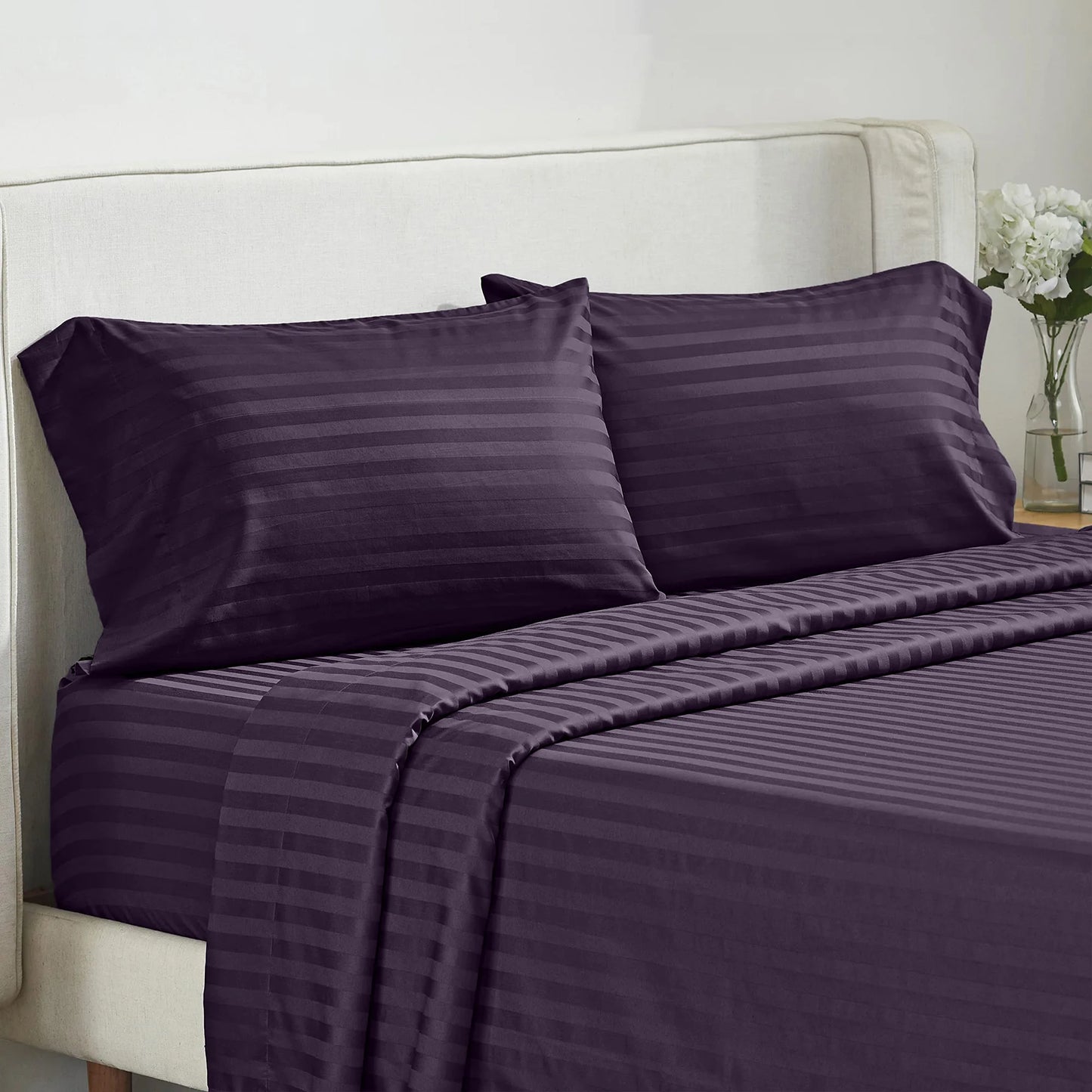 Battilo 4-Piece Luxury Bed Sheets Set | Twin Full Queen King
