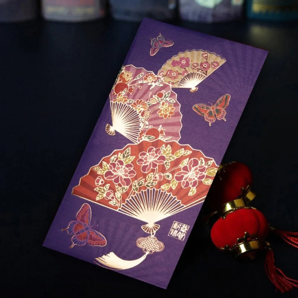 12pcs Chinese New Year Red Envelopes | Hot Stamp HongBao Gift