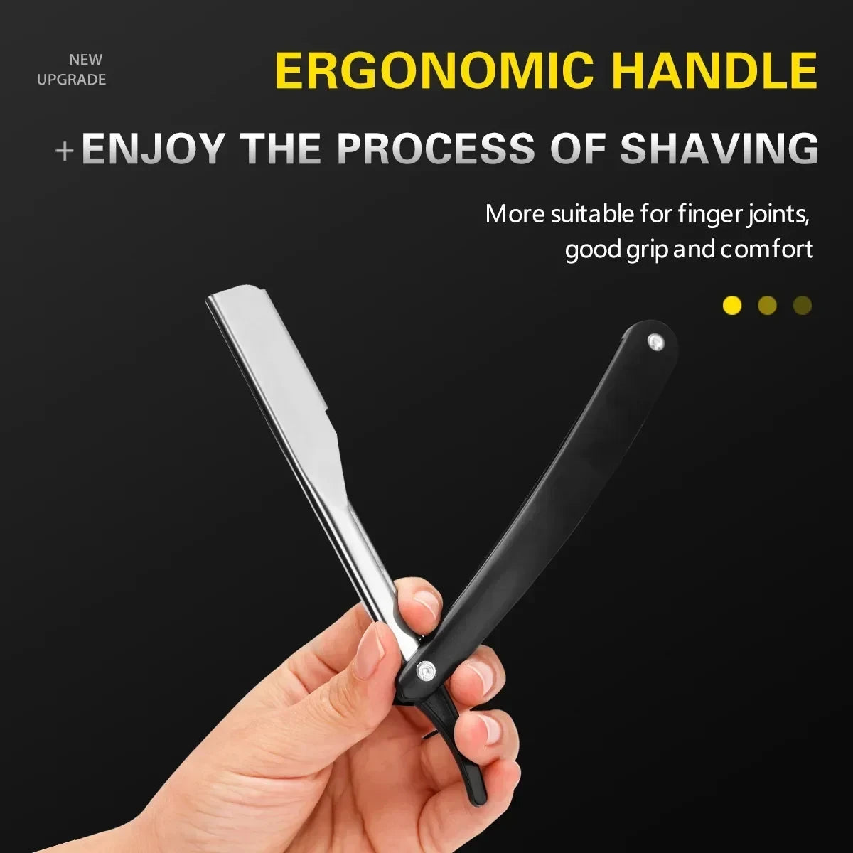 Men's Folding Straight Razor Set + 10 Blades | Barber Edge