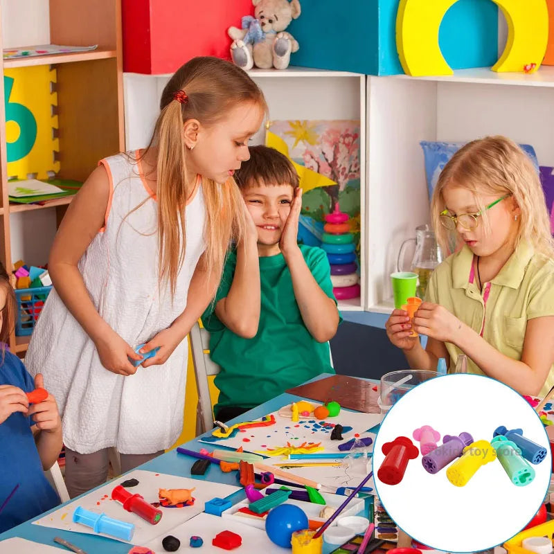 Creative Needle Tube Extruders Play Dough Accessories Molds Kids