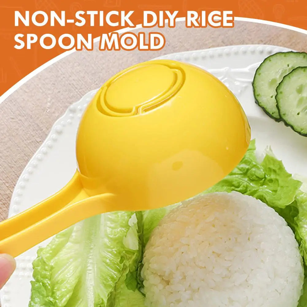 Non-Stick Rice Scoop Mold – DIY Rice Ball Spoon Peaceful Pleasures Health and Wellness