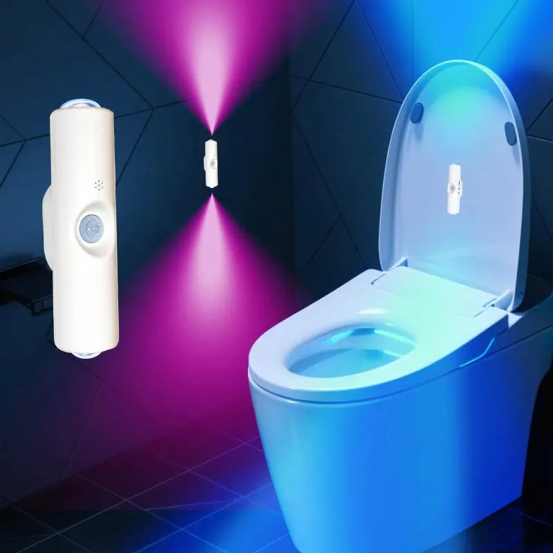 RGB Motion Sensor Night Light | Rechargeable Magnetic Spotlight Motion Sensor Night Light Peaceful Pleasures Health and Wellness