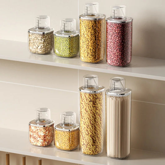 Sealed Jar Food Grade Household Insect Proof Moisture Proof Rice Bucket Flour Dry Goods Storage Grain Miscellaneous Grain Boxes Peaceful Pleasures Health and Wellness