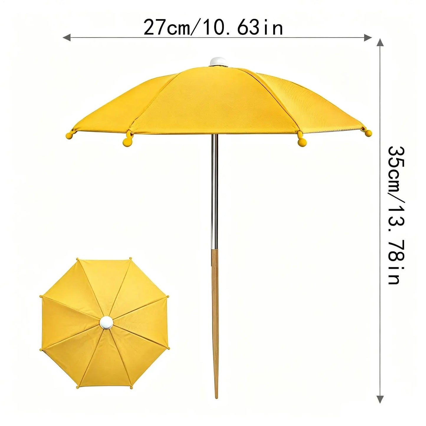 Plant Umbrella for Outdoor Pots | UV-Protective Garden Parasol