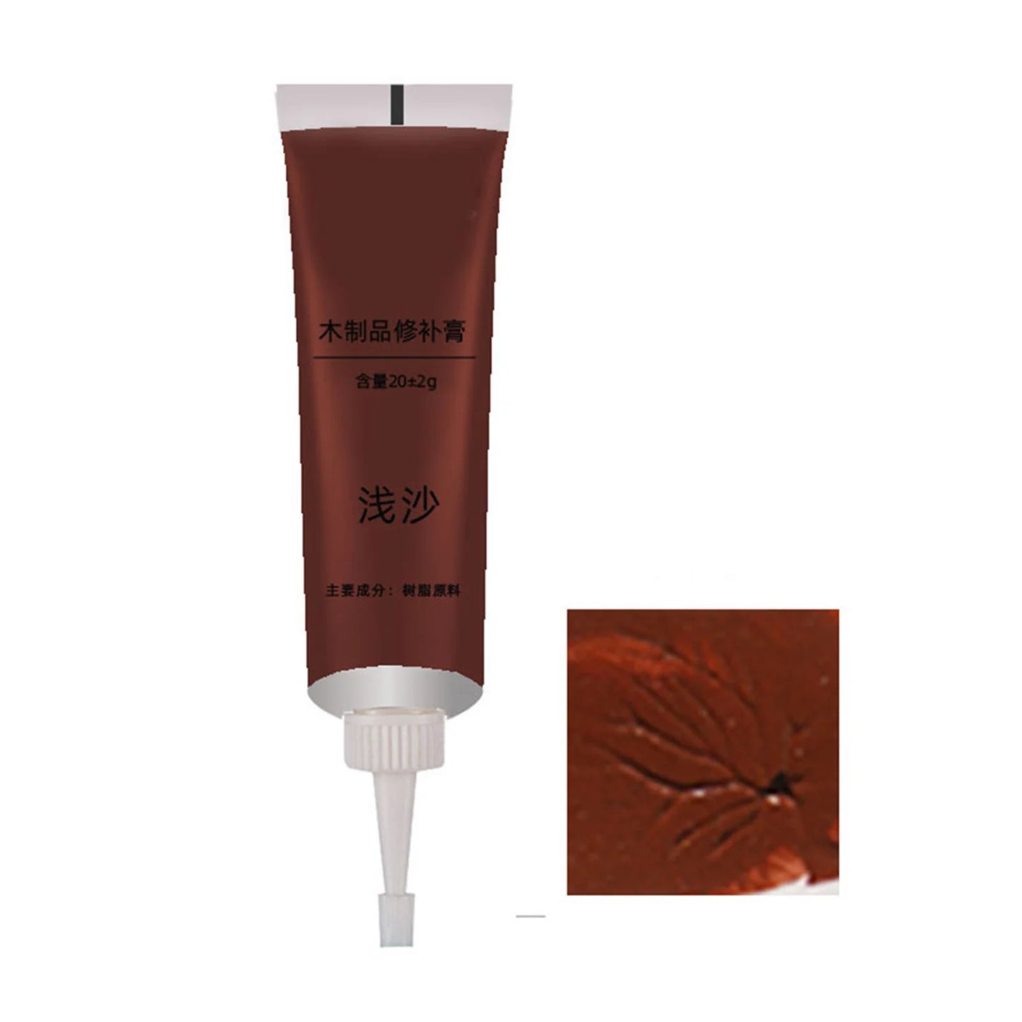 20g Wood Filler Floor Scratch Paint Repair Oak/Veneer/Walnut Color Water-Based Putty Hardwood Laminate Floor Repair Peaceful Pleasures Health and Wellness sand