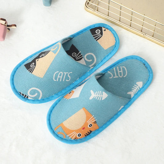 Kids Disposable Cartoon Slippers | Non-Slip Travel & Hotel Kids Disposable Slippers Peaceful Pleasures Health and Wellness A About 22cm