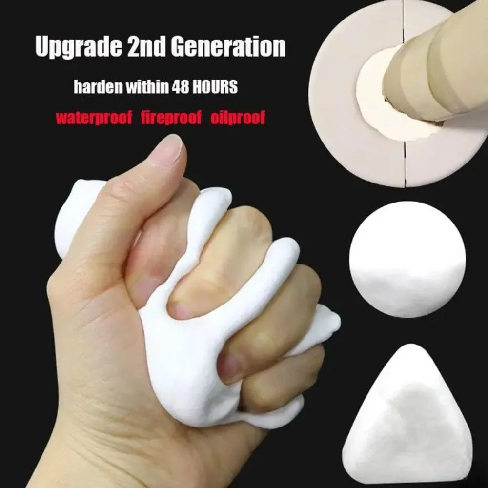Sealing Cement Wall Hole Sealant Air Conditioning Repair Mud Clogged Mud Glue White Waterproof Household Filling Pipe Glue Peaceful Pleasures Health and Wellness