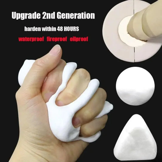 Sealing Cement Wall Hole Sealant Air Conditioning Repair Mud Clogged Mud Glue White Waterproof Household Filling Pipe Glue Peaceful Pleasures Health and Wellness
