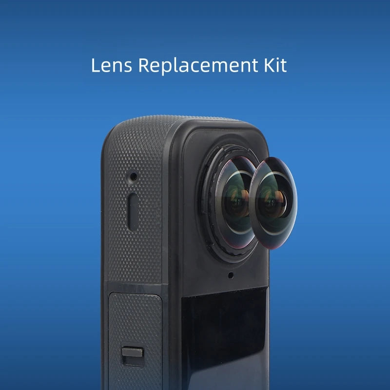 For Insta360 X5 Interchangeable Lens Kit Action Camera Accessories Optical Glass Lenses Deliver High-Definition Image Quality Peaceful Pleasures Health and Wellness