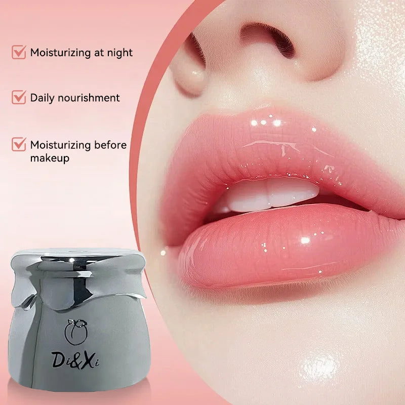 DI&XI Dudu Jelly Lip Oil Balm – Moisturizing Pre-Makeup Lip Care