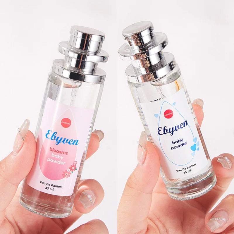 Pagoda Perfume Baby Powder Milk Light Fragrance Long-lasting Fragrance Floral Fragrance High Quality Fresh Light Fragrance Spray Peaceful Pleasures Health and Wellness Pink and White