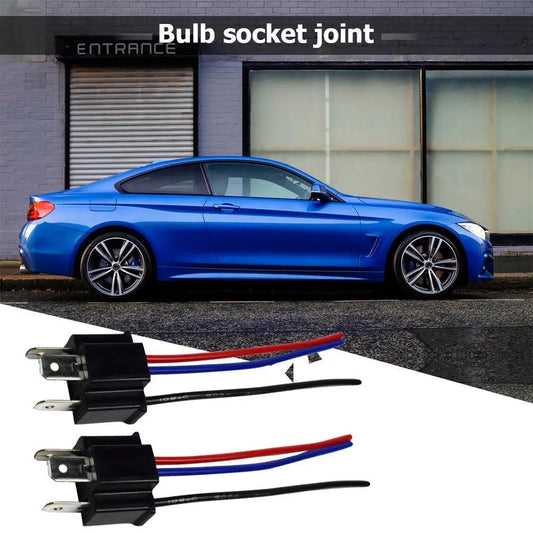 H4 9003 Headlight Bulb Socket Connector Pigtail Adapter 14cm (2pcs) Peaceful Pleasures Health and Wellness france