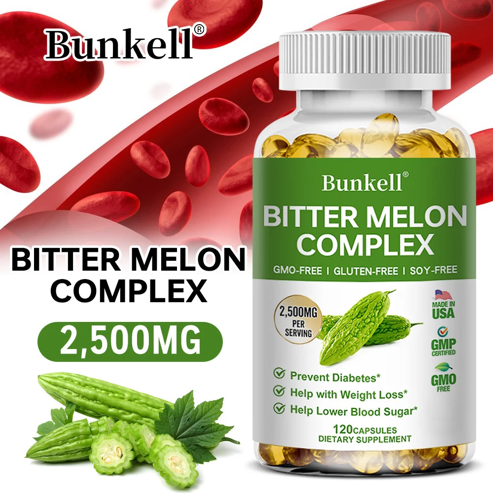Bitter Melon Extract - Helps balance blood sugar and blood lipids, promotes overall metabolic health, weight management, Peaceful Pleasures Health and Wellness