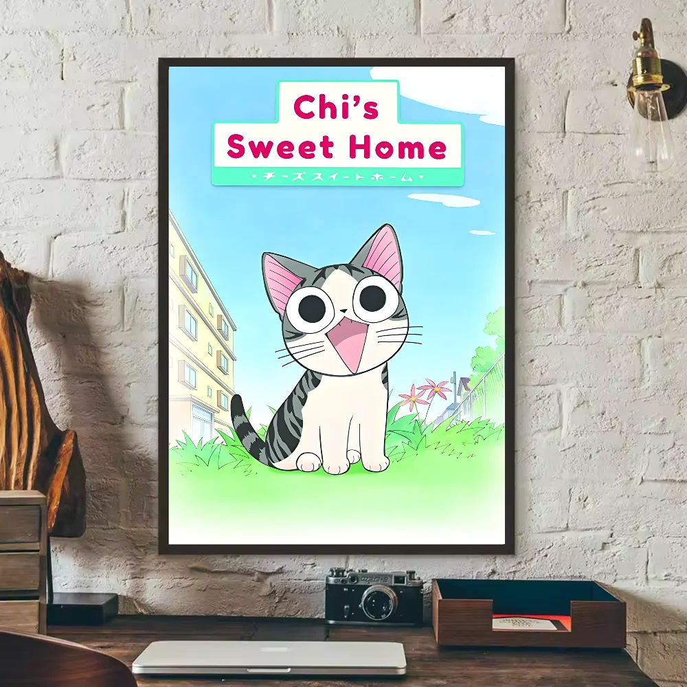 C-Chi S S-Sweet Homes Poster HD art sticky wall waterproof home living room bedroom bar aesthetic decoration Peaceful Pleasures Health and Wellness z1 15X20cmNoframe