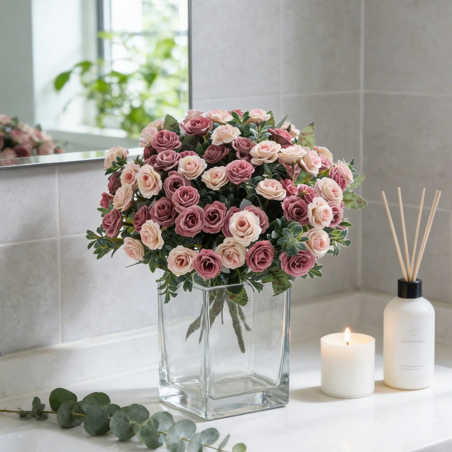 Artificial Silk Rose Bouquet | Wedding & Home Décor