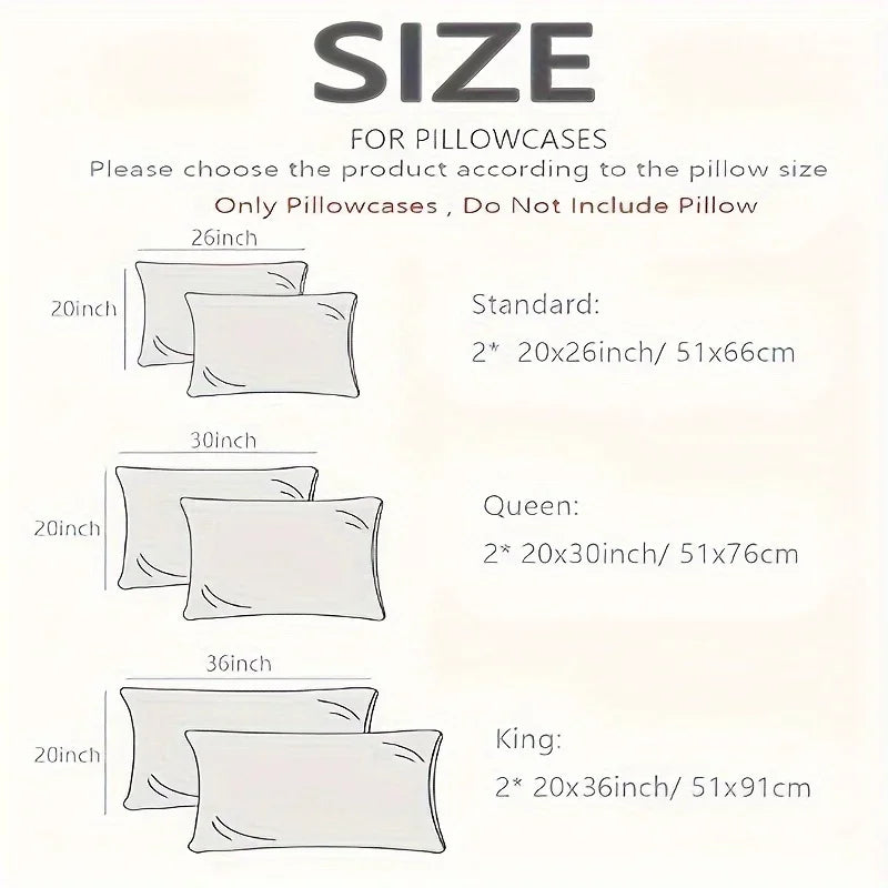Black Satin Pillowcase Standard Size – Smooth & Cooling