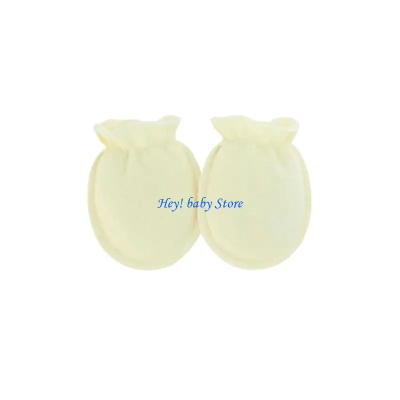 Soft Cotton Baby Anti-Scratch Mittens | Newborn 0–12 Months