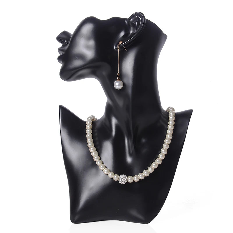 Resin Abstract Bust Mannequin Head Jewelry Display Stand