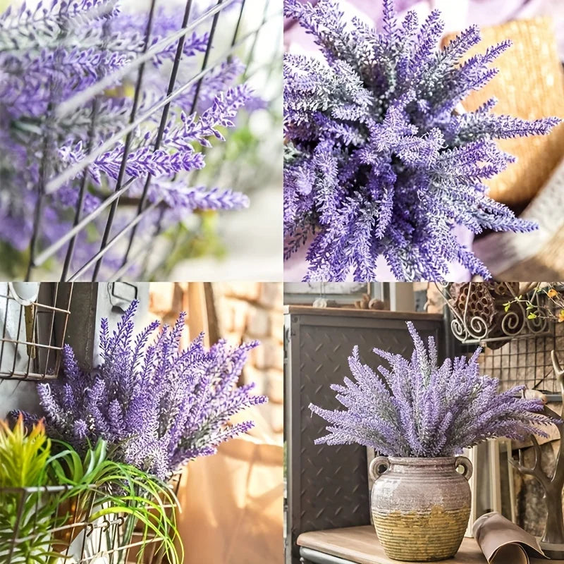 Artificial Lavender Bouquet for Wedding, Home & Party Décor