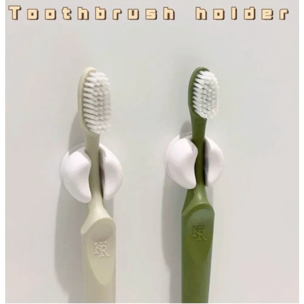 1/5 Bathroom Accessories PCS Toothbrush Holder Suction Cup Multi-Function Hook Wall Storage Bathrooms Shower Organizer Supplies Peaceful Pleasures Health and Wellness