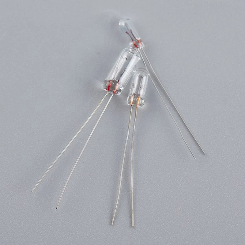 25Pcs 12V Mini Tungsten Rice Bulbs 3mm 4mm 5mm Indicator Lamps