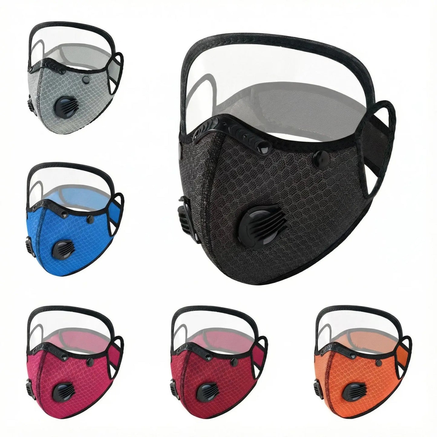 New Cycling Face Mask with Filter Goggles Dust Mask Sport Washable Reusable Facemask for men Bandana Actived Carbon Filters Peaceful Pleasures Health and Wellness