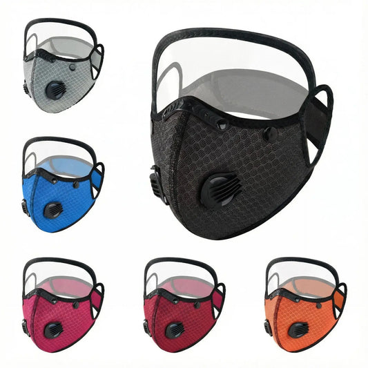 New Cycling Face Mask with Filter Goggles Dust Mask Sport Washable Reusable Facemask for men Bandana Actived Carbon Filters Peaceful Pleasures Health and Wellness