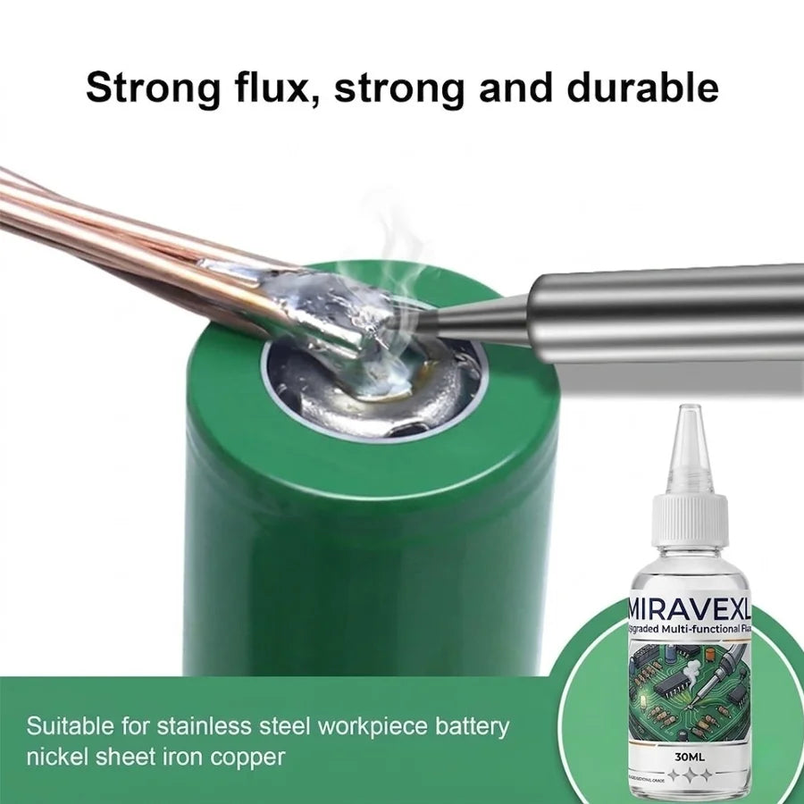 Liquid Soldering Flux – Steel, Copper, Nickel & PCB | No-Clean