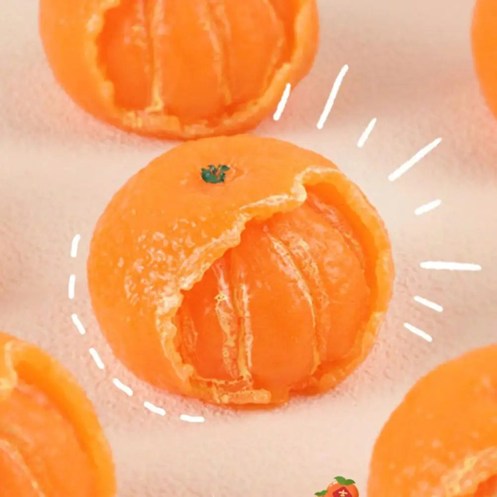 Peeled Tangerine Squeeze Fidget Toy – Slow Rebound Sensory Ball